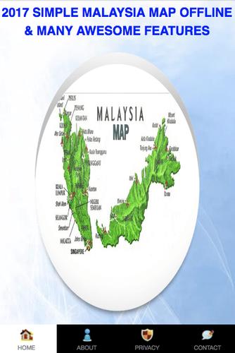 SIMPLE MALAYSIA MAP OFFLINE 20