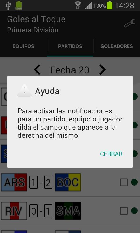 Goles al Toque