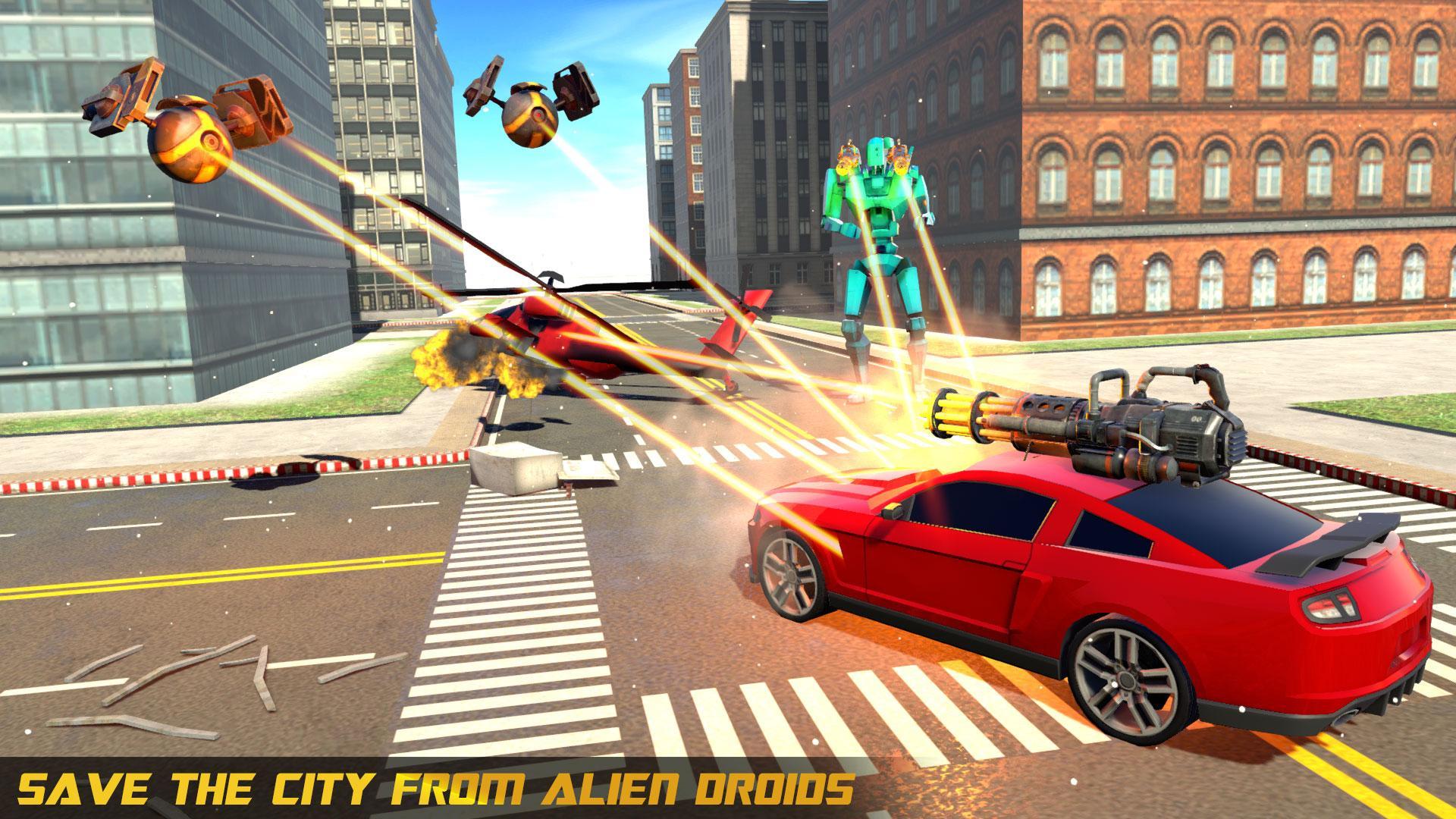 Police Helicopter Robot Games