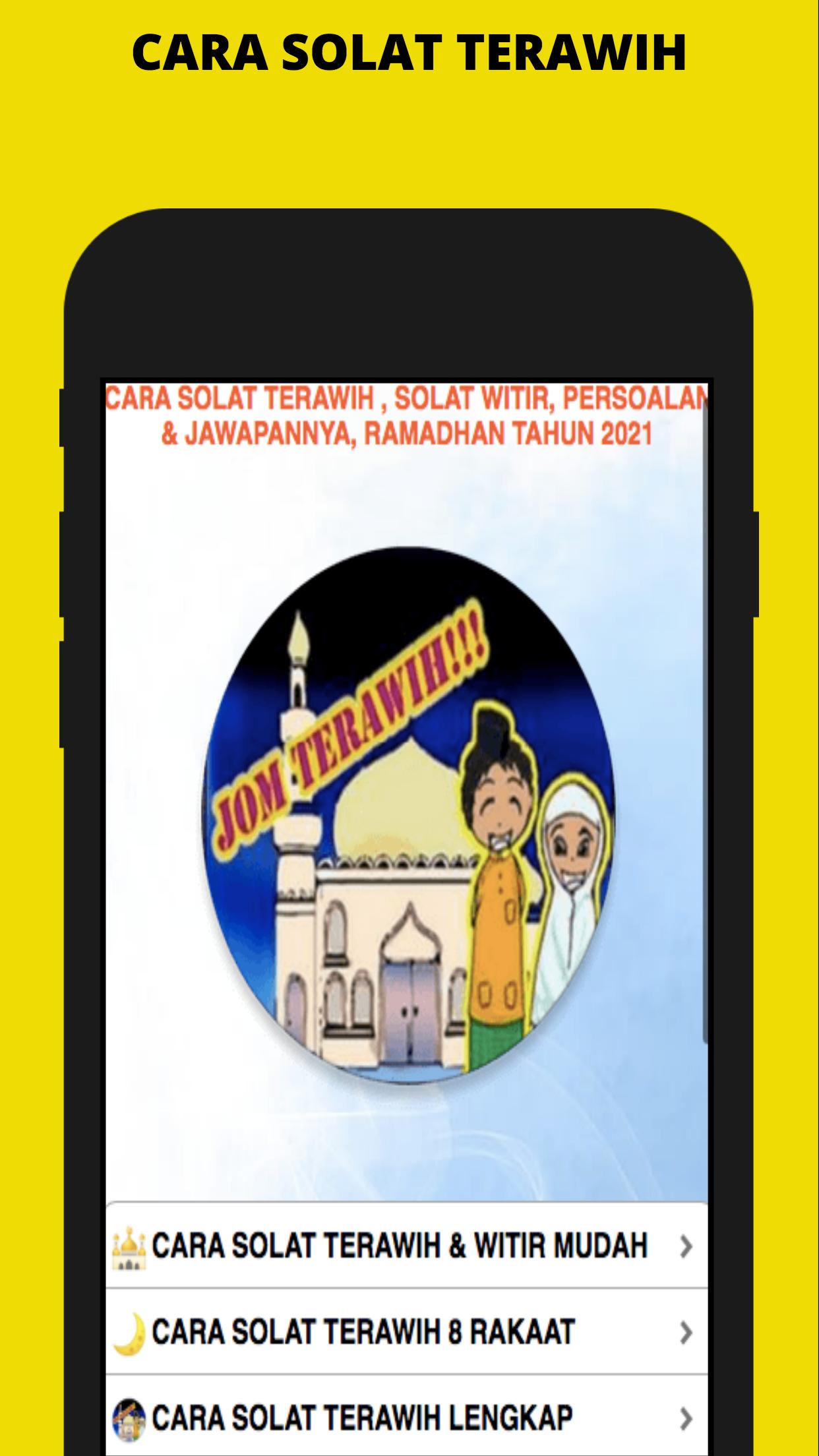 CARA SOLAT TERAWIH DAN WITIR R