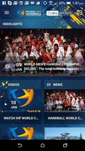 France 2017 Handball WC Live