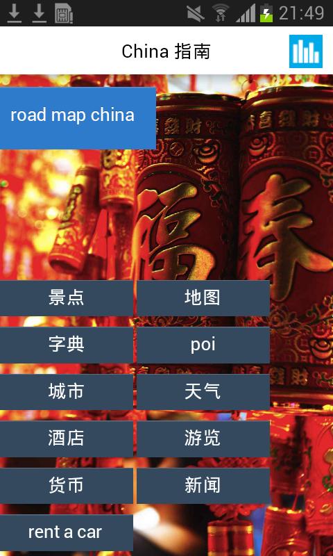 China Offline Map Guide Hotels