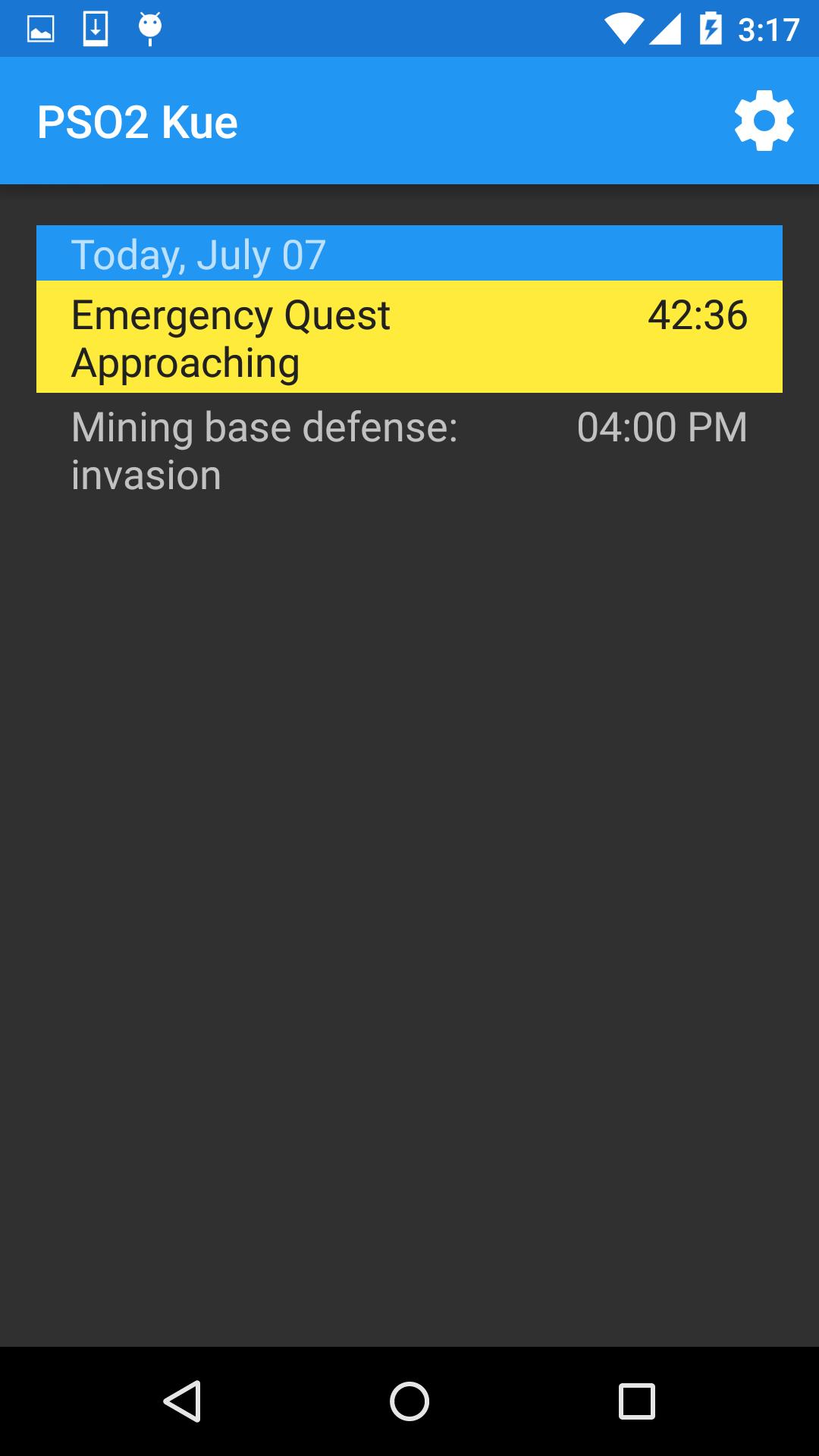 Kue: PSO2 EQ Tracker