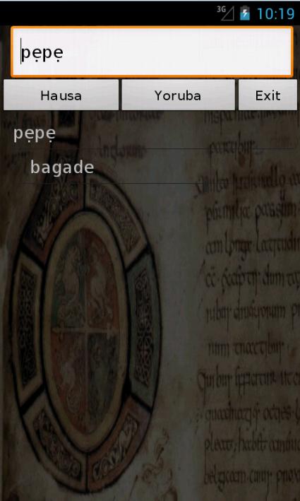 Yoruba Hausa Dictionary