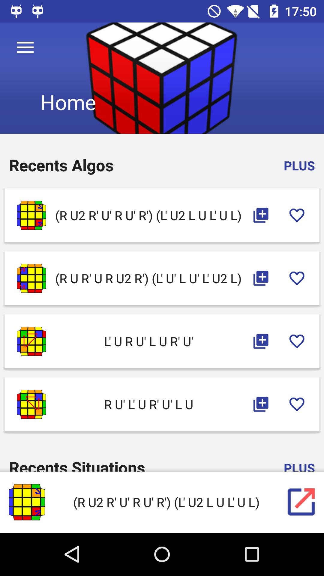 Speed Cubing Algos