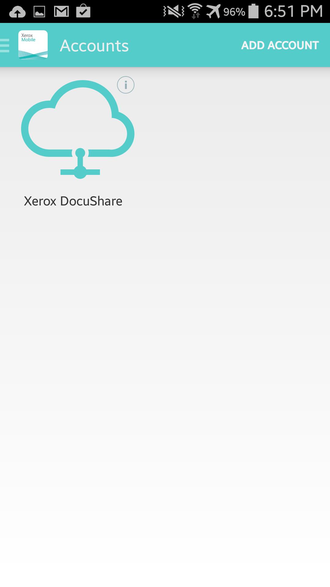 Xerox Mobile for DocuShare