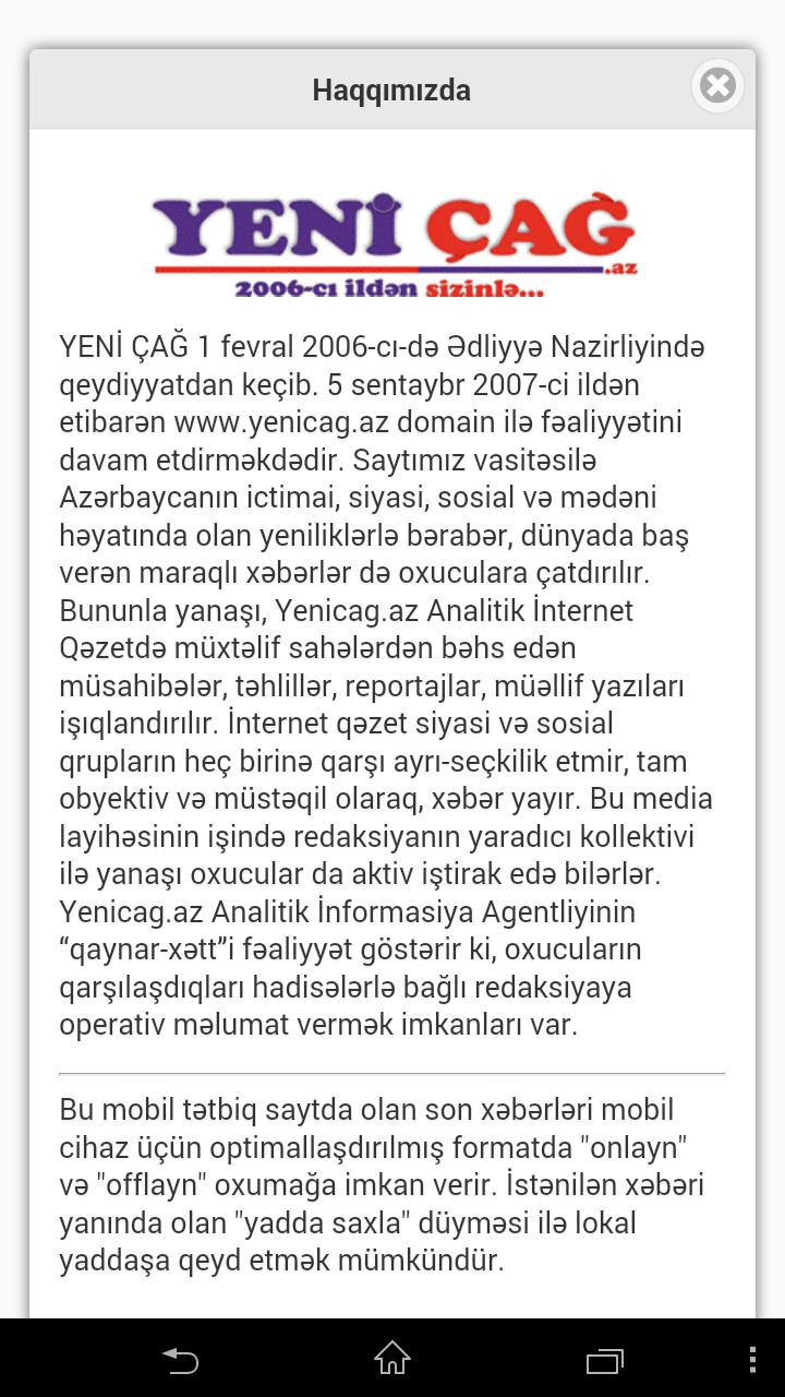 YENICAG.AZ