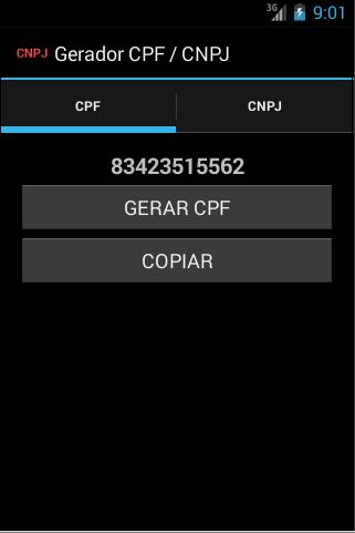 Gerador de CPF / CNPJ