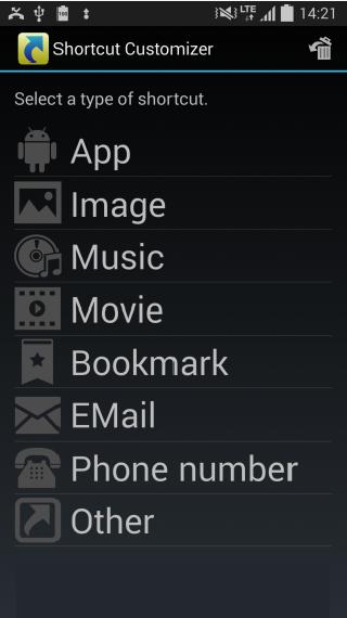 Shortcut for app and file - Shortcut Customizer