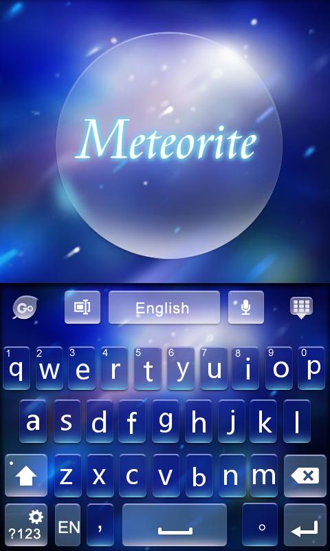 Meteorite GO Keyboard Theme