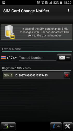 SIM Card Change Notifier