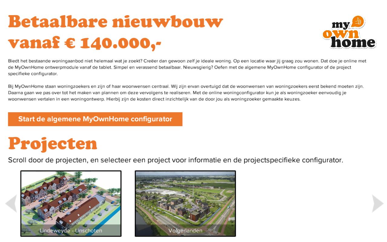 MyOwnHome woningconfigurator