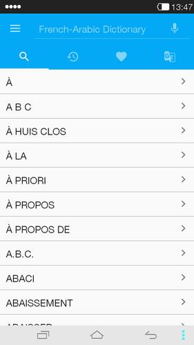 French<->Arabic Dictionary