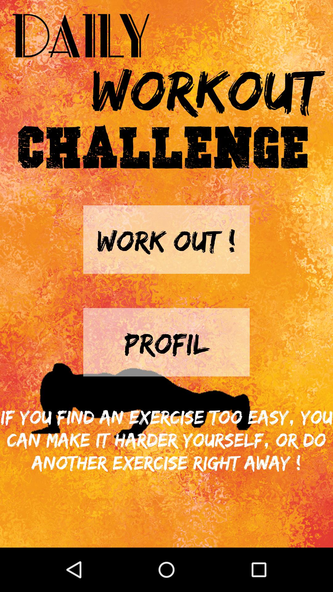Daily Workout Challenge