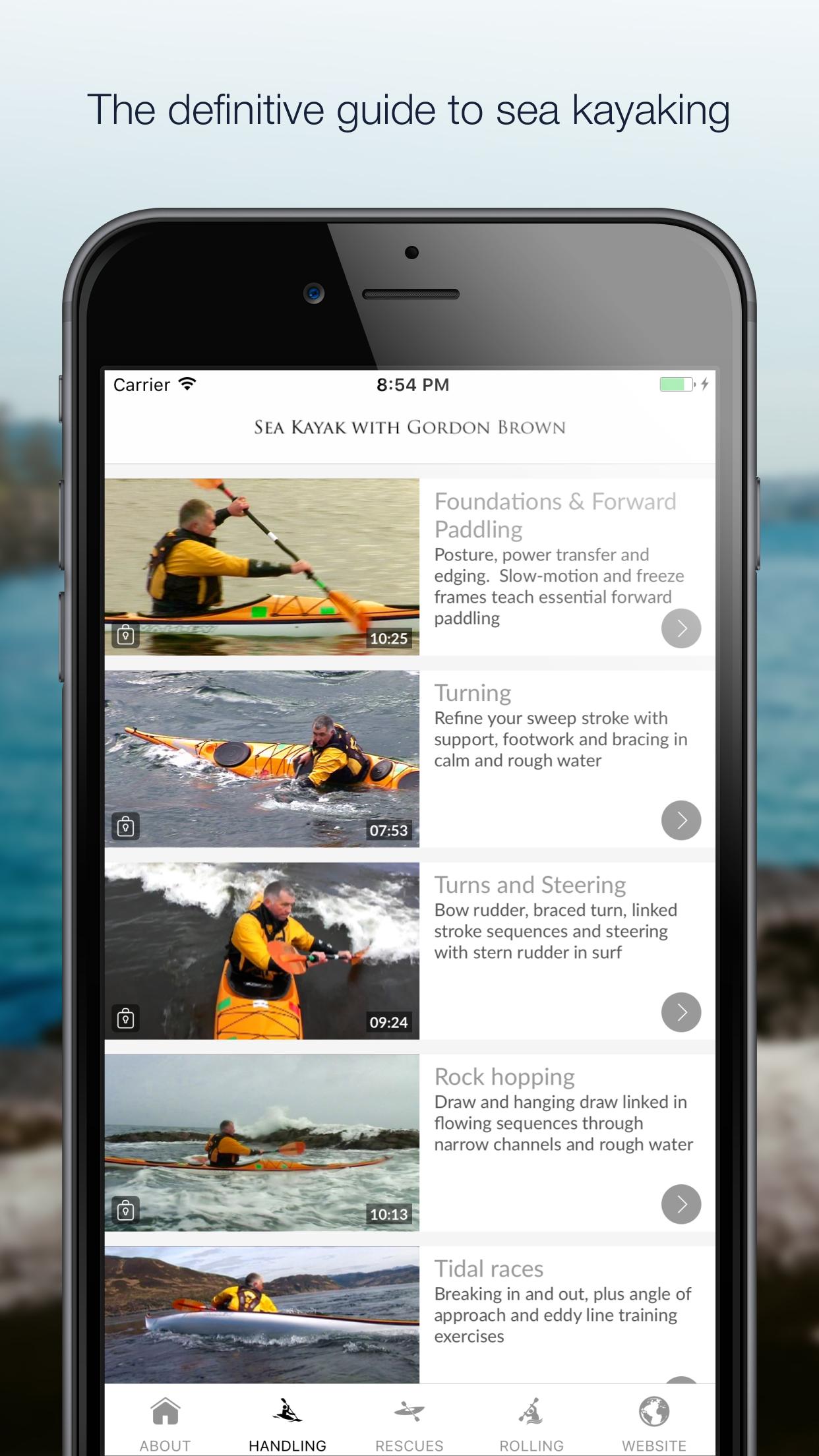 Sea Kayak with Gordon Brown