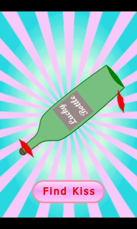 spanish bottle game, kiss fun