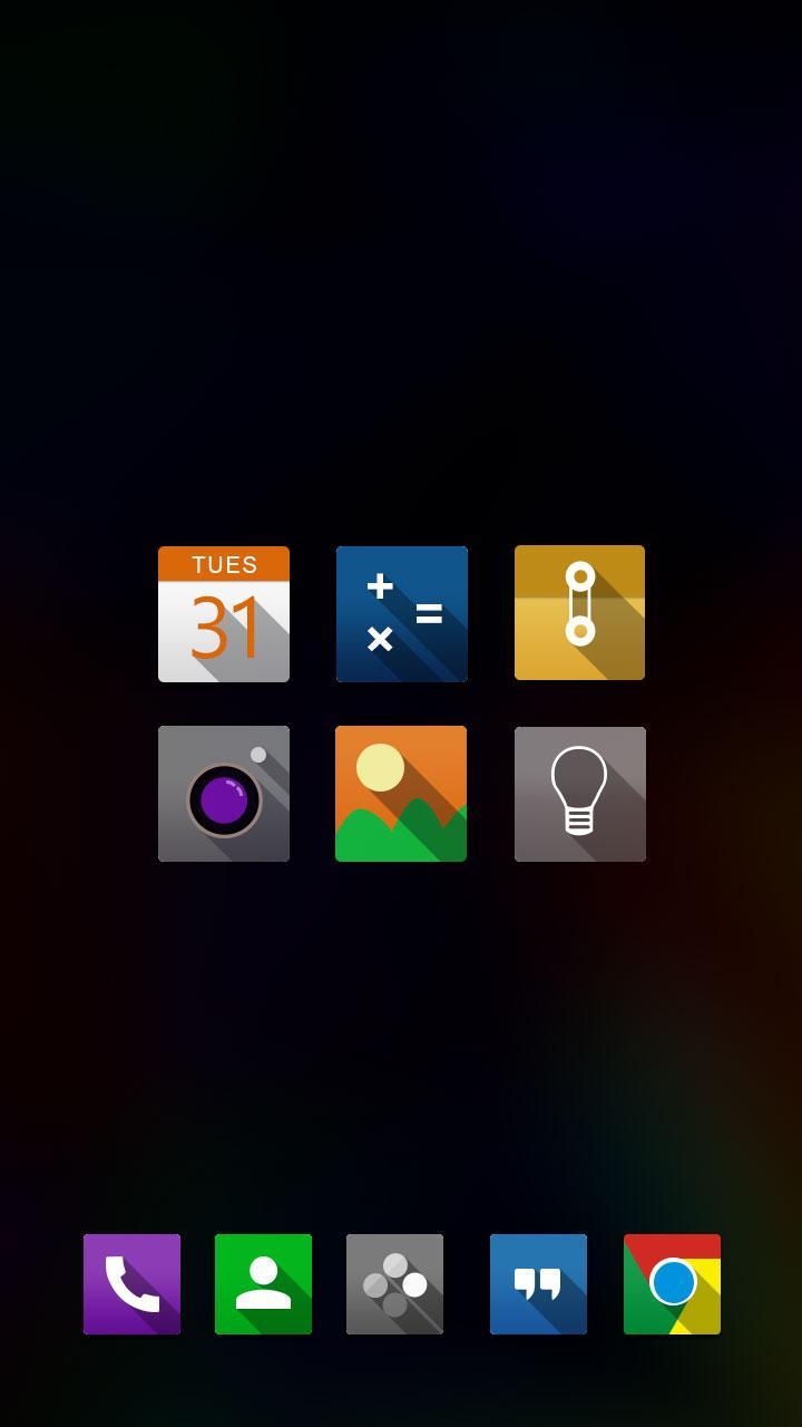 KK Launcher SquareShadow Theme