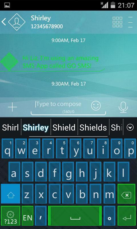 Green vs Blue Keyboard Theme