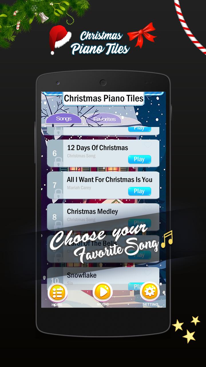 Magic Christmas Song Piano Game Tiles 2018