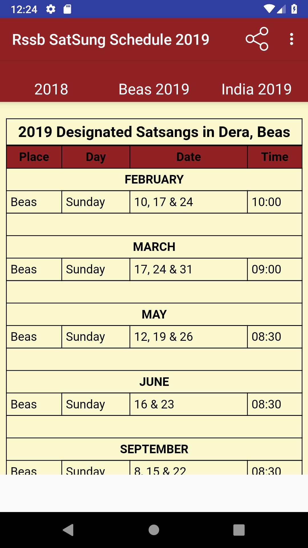 Rssb Satsang Schedule 2020