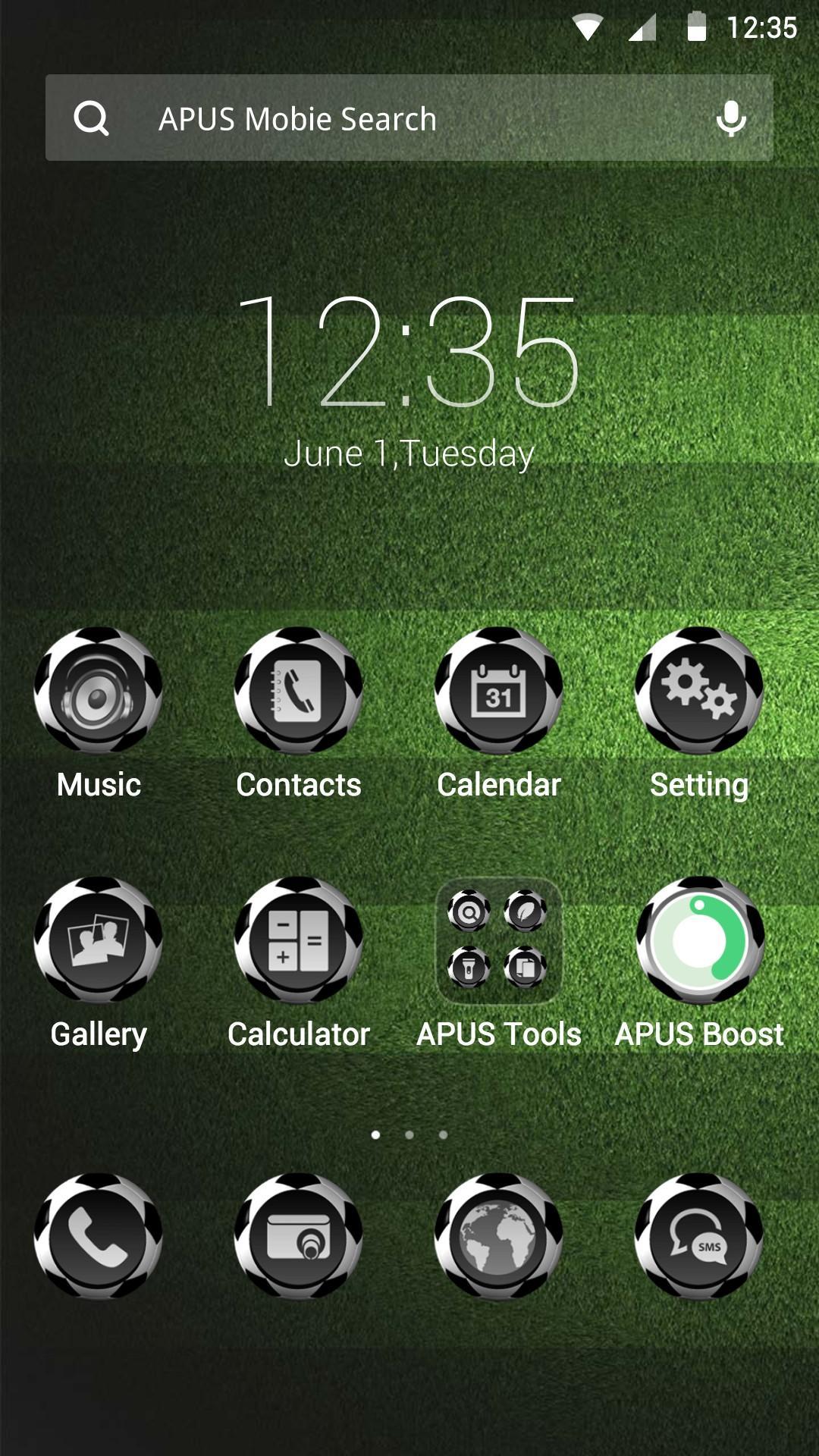 Football Tornado APUS theme