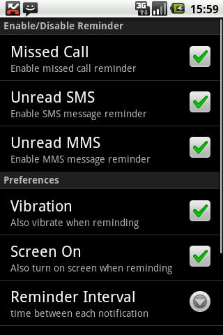 Missed Call Reminder v1