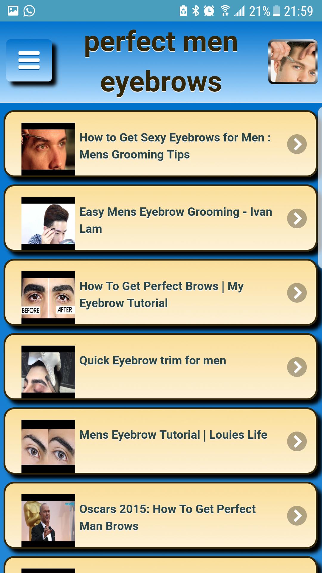 Perfect Eyebrows Men
