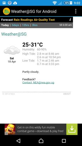 Weather@SG for Android