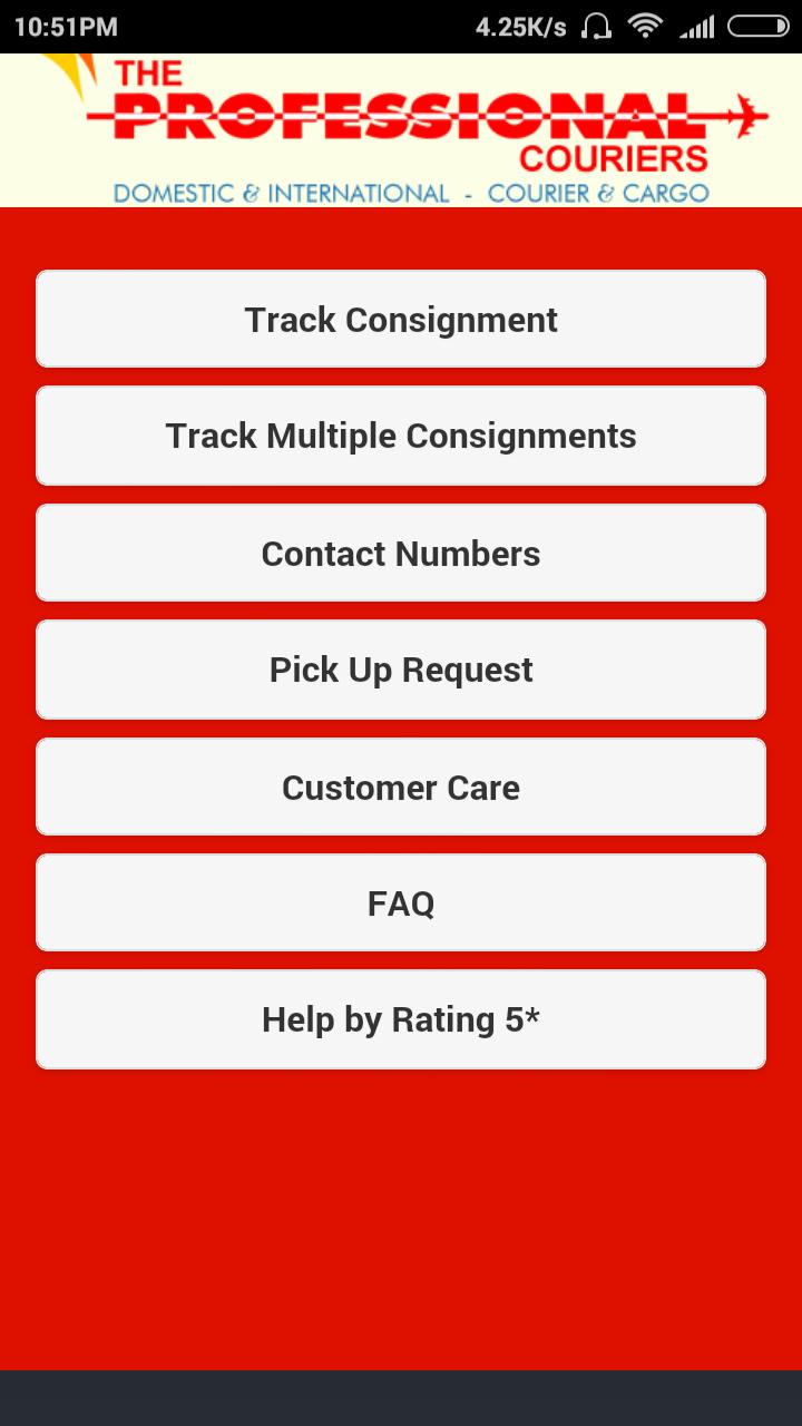 Professional Courier Tracking