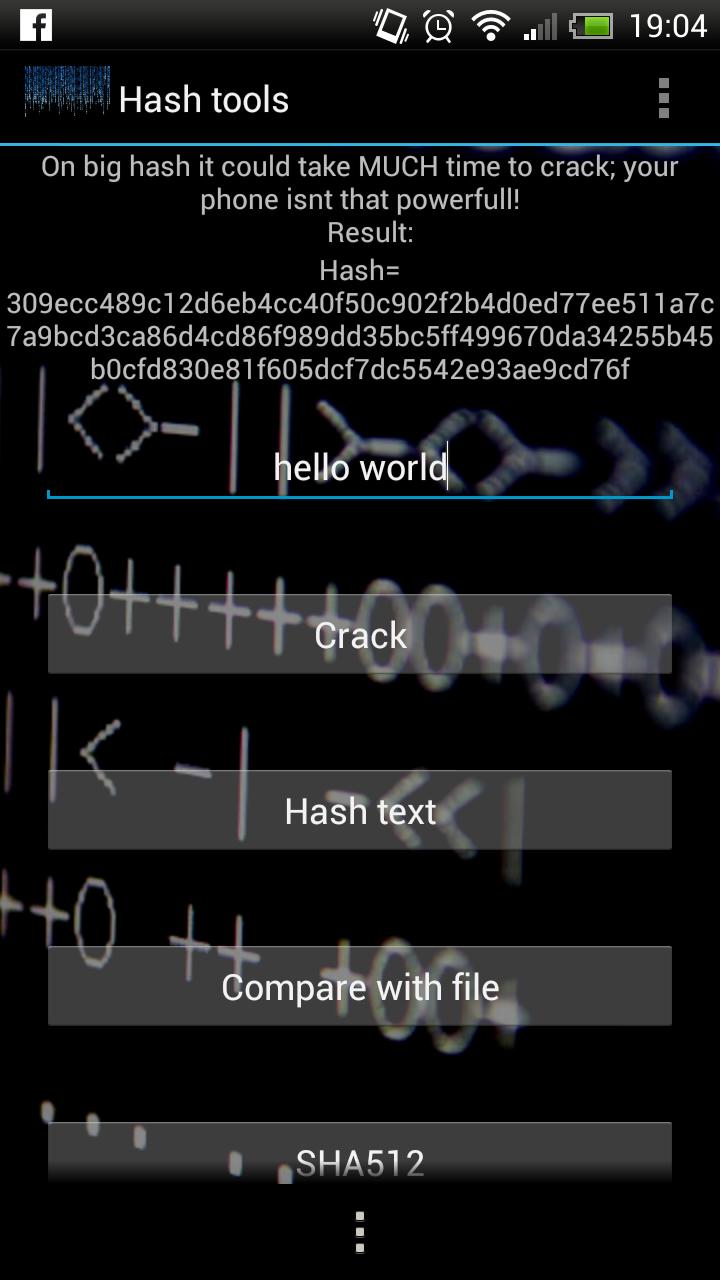Hash tools