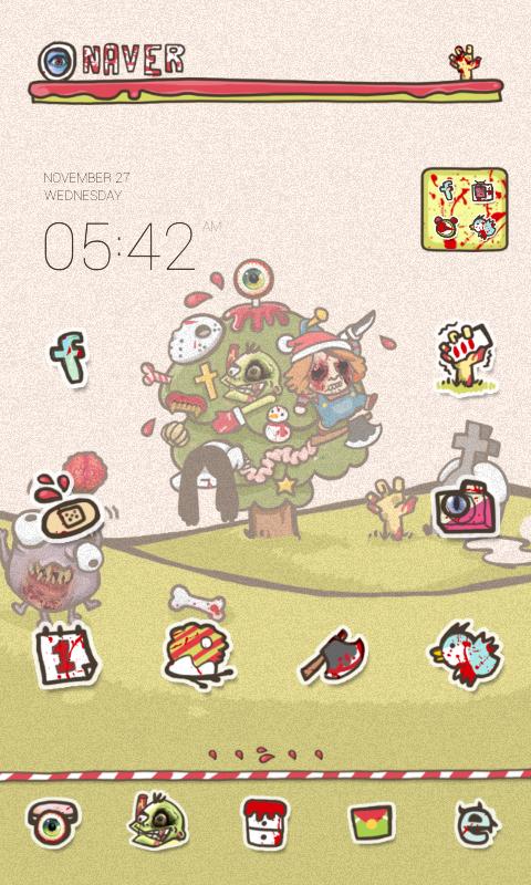 Zombies dodol launcher theme