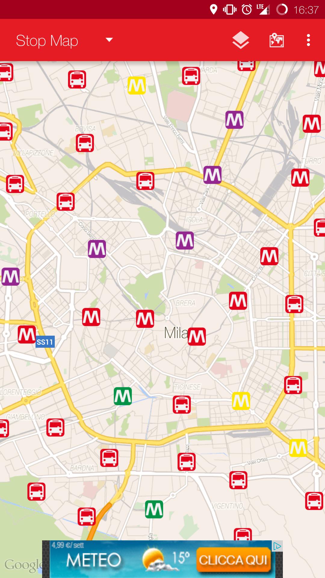 ATM Milan FREE:Bus&Underground