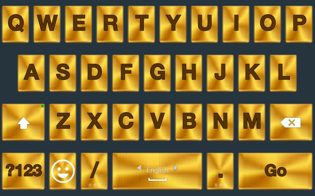 Gold Emoji Keyboard Emoticons