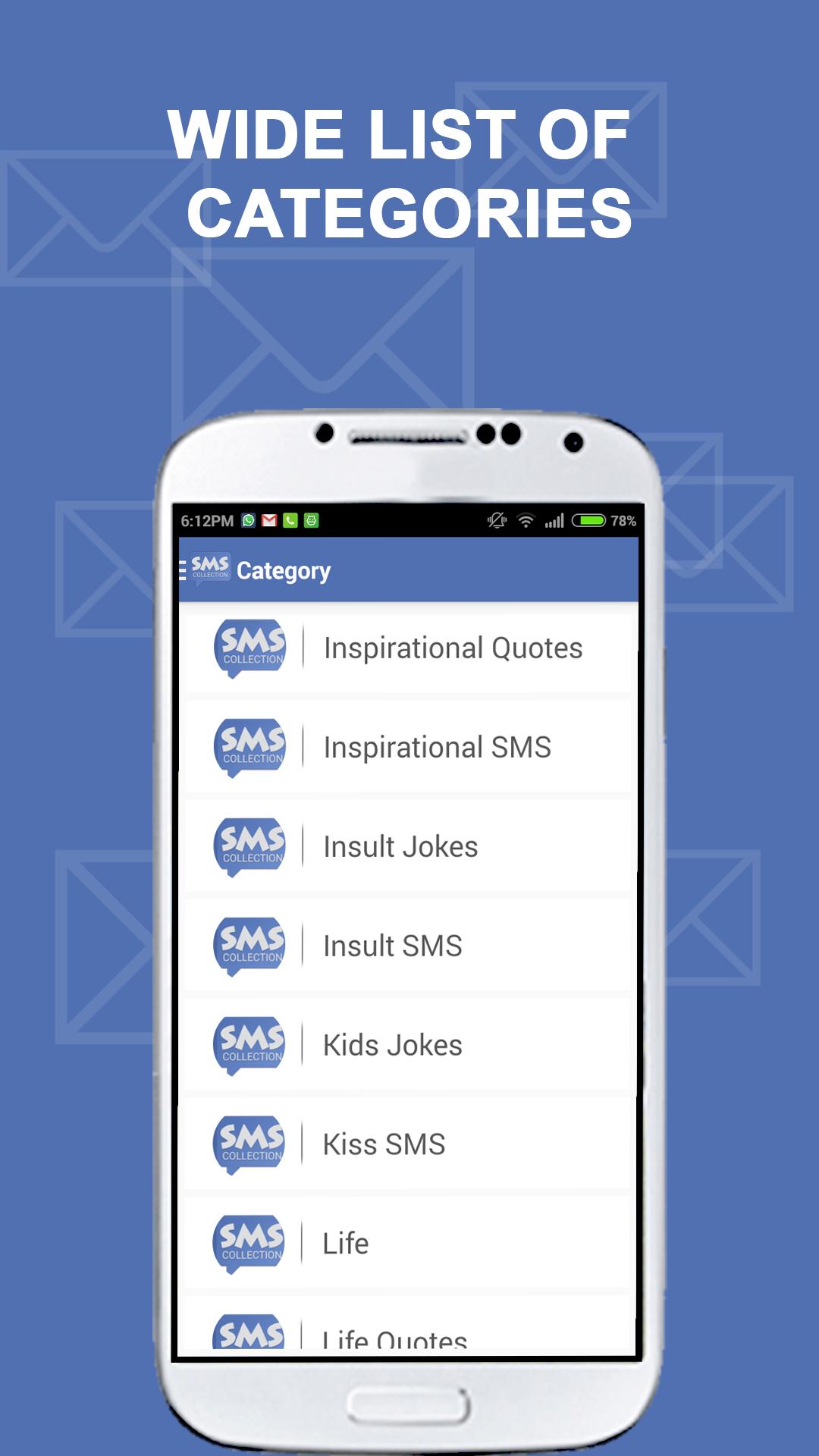 100000 SMS Collection & Status