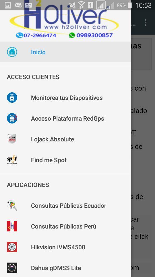 H2oliver Sistemas GPS