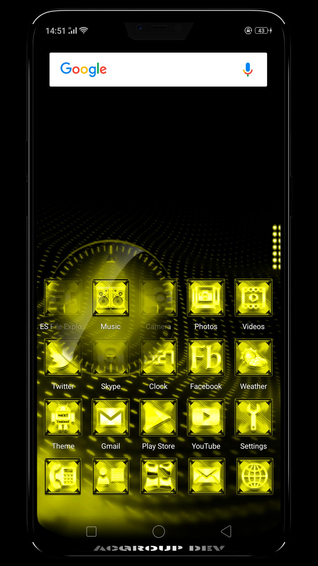 Next Launcher Theme LightingY