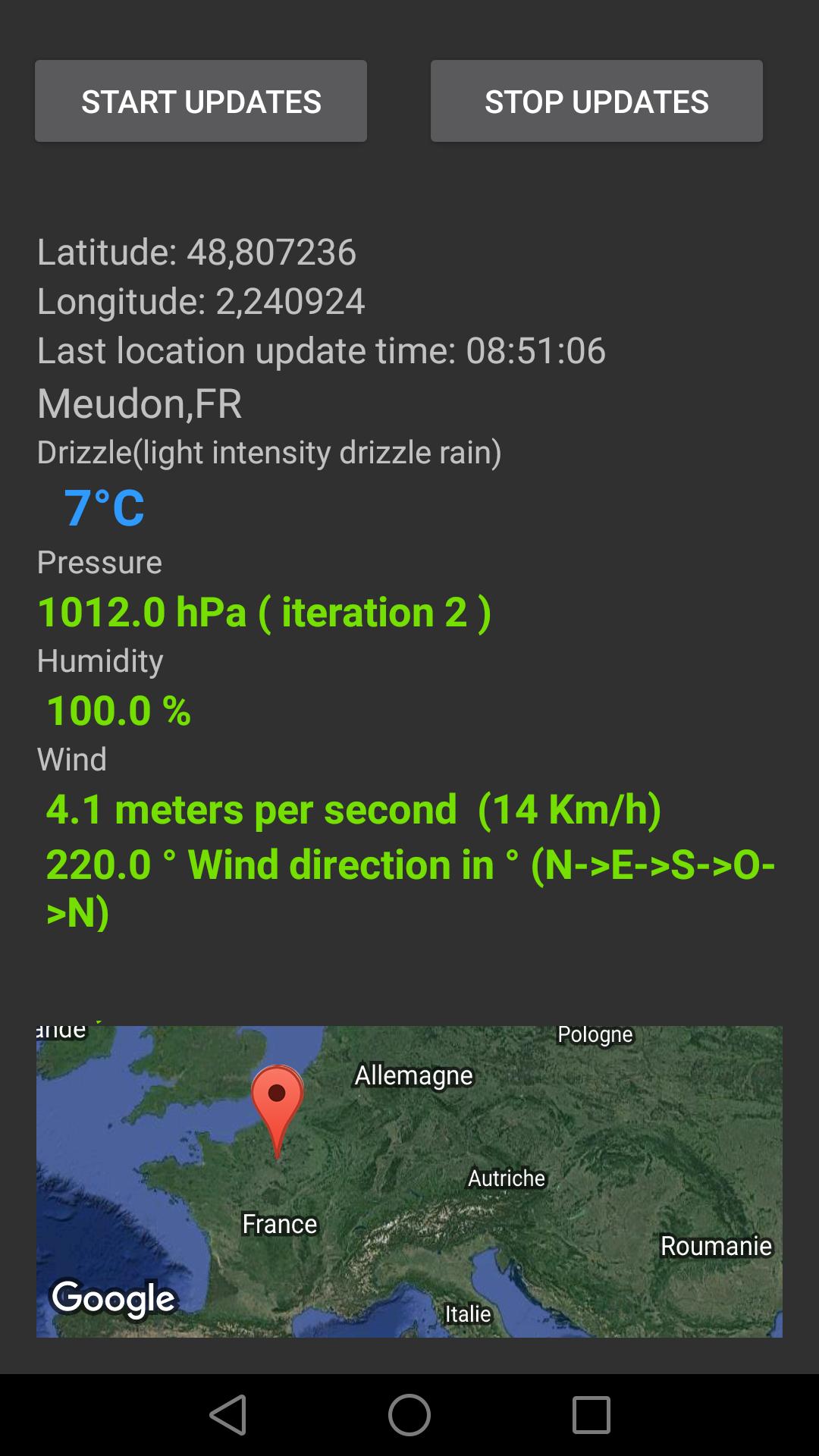 Weather step by step