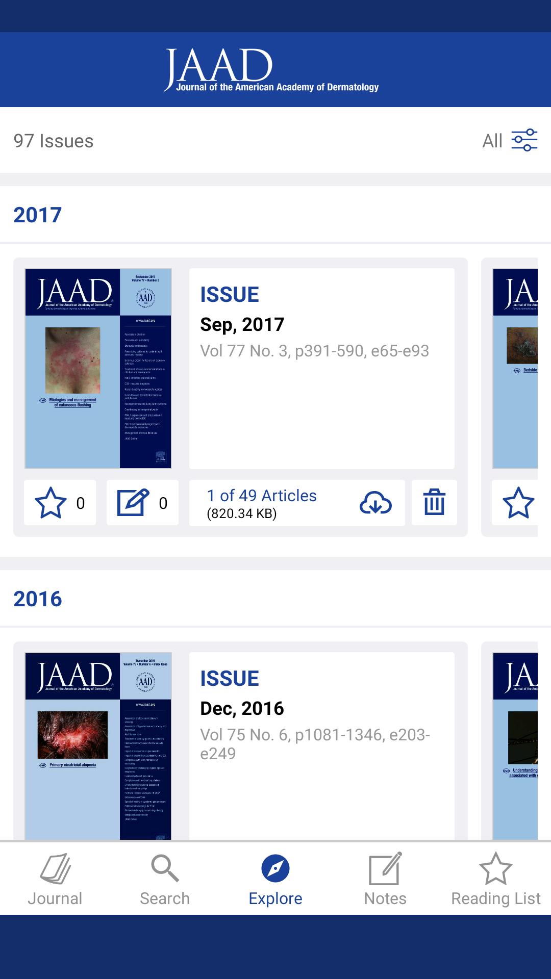JAAD Journals
