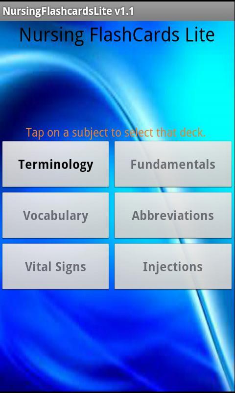 Nursing Flashcards Lite
