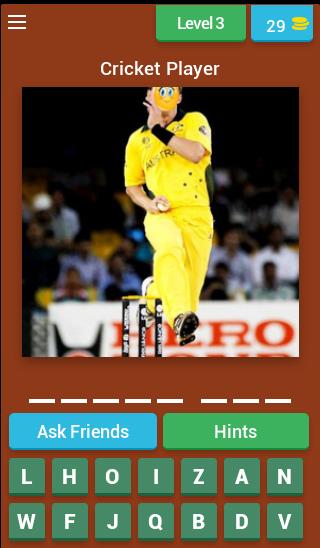 Guess The Cricket Player
