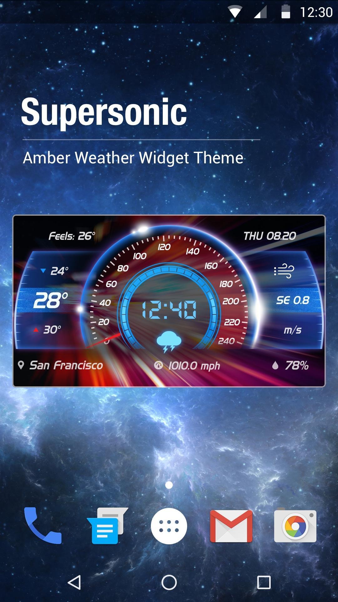 Weather report app& weather widget