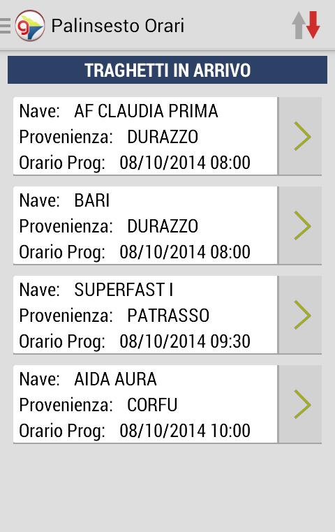 eGAIA - Port of Bari mobile