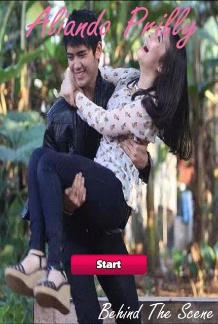 Aliando Prilly Behind Scene