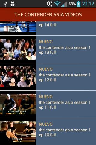 The Contender Asia Videos