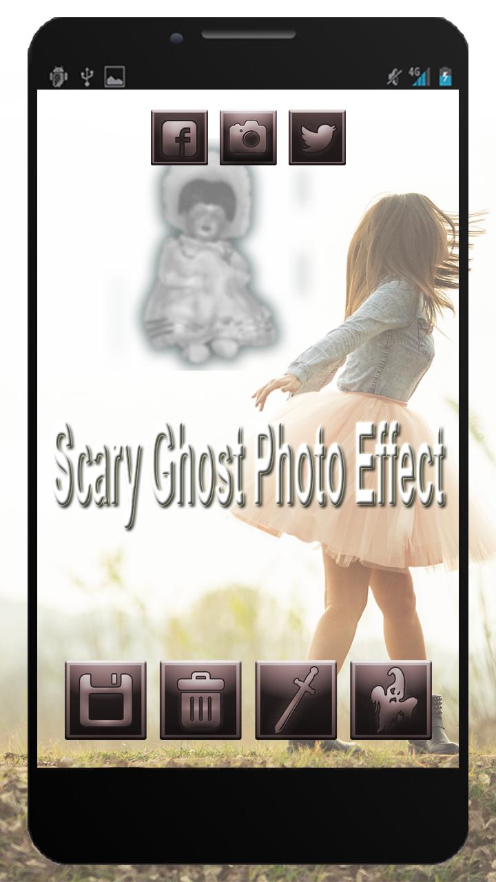 Scary Ghost Photo Effect