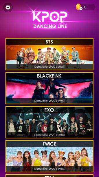 KPOP Dancing Line: Magic Dance Line Tiles Game