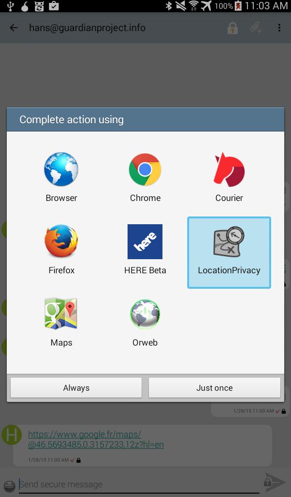 Location Privacy - BETA