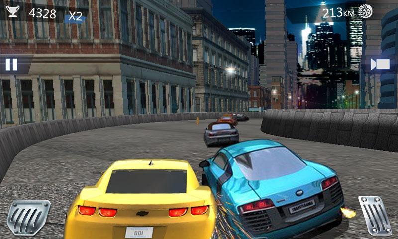 Highway Traffic Racing Car