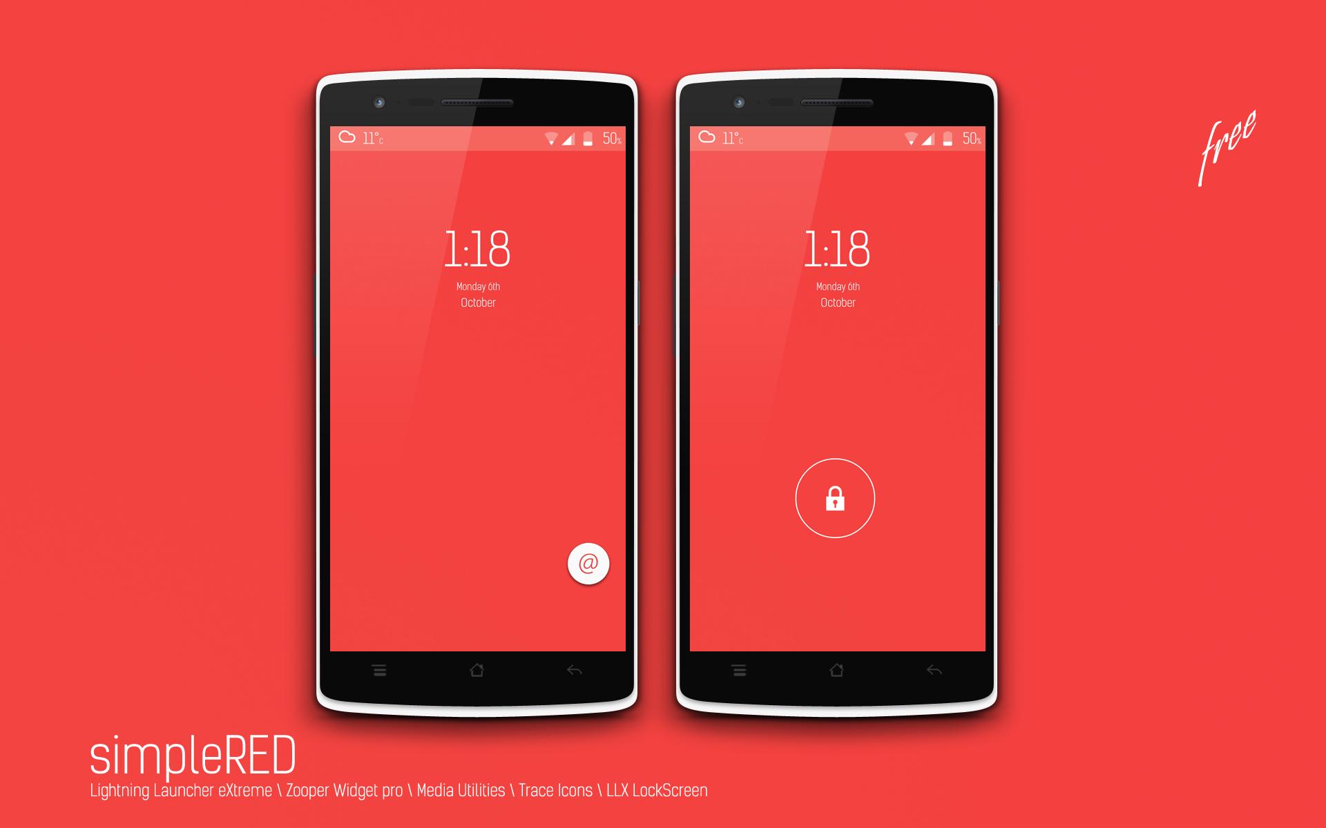 simpleRED free LLX Theme