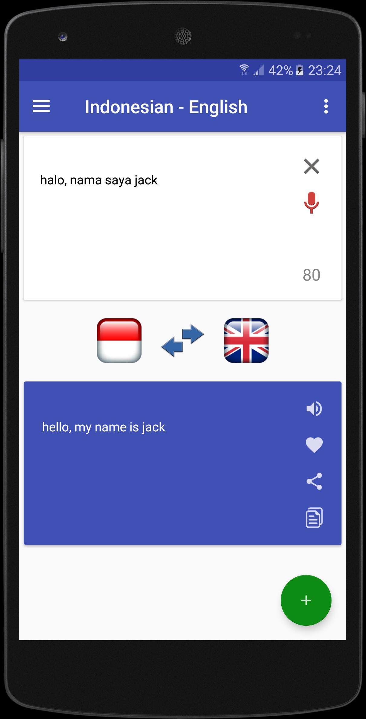 Indonesian-English Translator